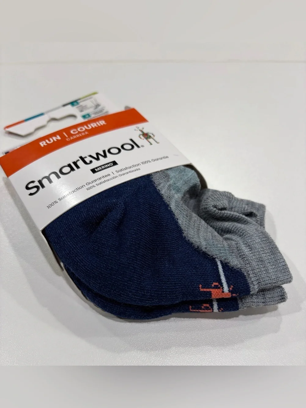 SmartWool Women's Small Run Targeted Cushion Running Socks 3-Pack Ankle Gray NWT